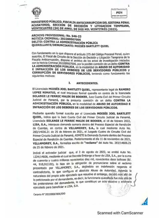 La Fiscalía Anticorrupción archivó la querella de Villamorey contra la jueza Le Ferrec al concluir que la omisión del reclamo fue un yerro procesal corregido, sin configurarse abuso de autoridad.